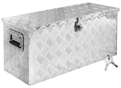 Productafbeelding van Aluminium gereedschapskist D080, afmetingen 79 x 29 x 36 cm
