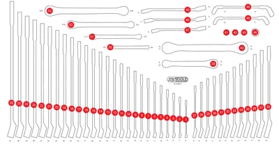 Produktbild von KS Tools  Leere Schaumstoffeinlage zu 813.0053, 813.0053-97