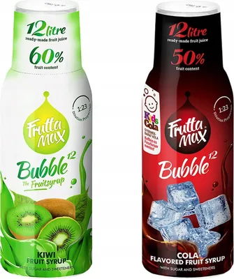 Obrázek produktu pro Sirupy Fruttamax Kiwi Cola , 500 ml, 2 kusy