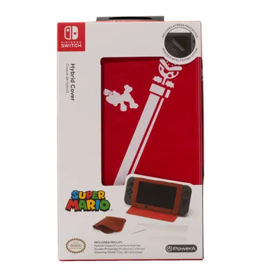 Immagine prodotto di Copertura ibrida PowerA: Custodia Super Mario Flip Nintendo Rot