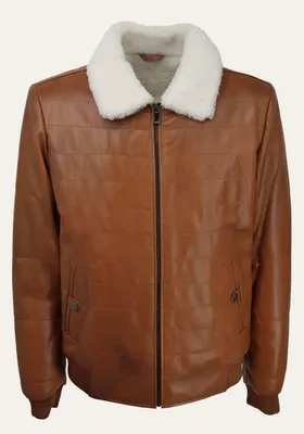 Produktbild von Lammfelljacke Thorsten Cognac - Größe: S