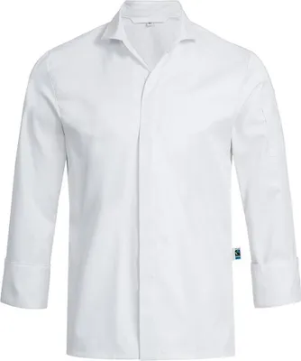 Produktbild von Greiff GASTRO MODA Cuisine Herren Chefkochhemd Slim-Fit Weiß 52
