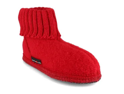 Produktbild von HAFLINGER Kinder Hüttenschuhe Karl, rubin 31