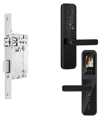 Obrázek produktu pro Inteligentní zámek, biometrický přístup, připojení k Wi-Fi, 220 x 22 (5050), černá