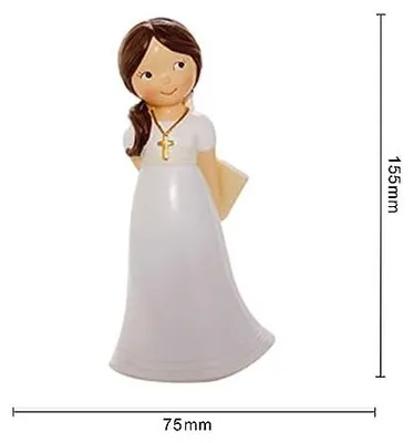Zdjęcie produktu dla Figurka komunikantka, wykonana z żywicy, wysokość 15 cm