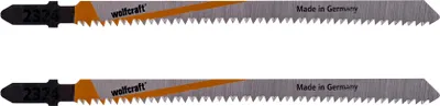 Image de Wolfcraft 2324000 Lames de scie sauteuse HCS 130 mm à queue en T 1 pce