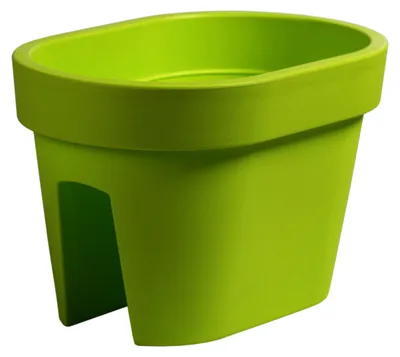 Obrázek produktu pro Balkonový květináč na zábradlie 39,5 cm Okrúhly limetková 12,3 L