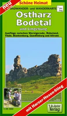 Produktbild von Radwander- und Wanderkarte Ostharz, Bodetal und Umgebung