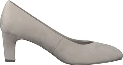 Produktbild von Tamaris Damen Pumps klassisch rund Blockabsatz samtige Haptik 1-22418-41, Größe:38 EU, Farbe:Beige