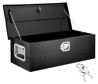 Produktbild von Werkzeugkasten für LKW-Ladefläche, abschließbar, 64 L, 762 x 330 x 244 mm, 30 kg Tragfähigkeit, Organizer für Wohnmobil, PKW usw.