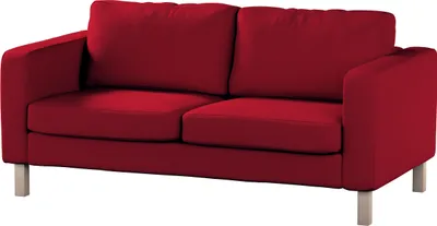 Produktbild von Dekoria Bezug für Karlstad 2-Sitzer Sofa nicht ausklappbar, rot, Sofahusse, Karlstad 2-Sitzer