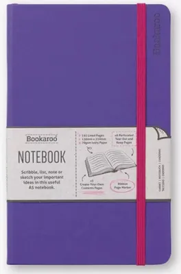 Obrázok produktu pre Poznámkový blok A5 Bookaroo Journal fialový