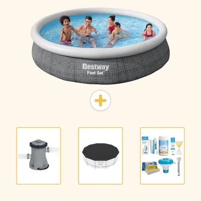 Produktbild von Bestway Fast Set Rund - 366x76 cm - 4-teilig S22665