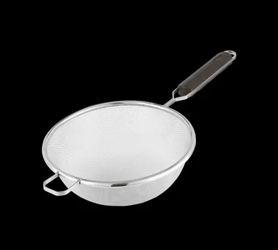 Produktbild von Utensili Cucina Paderno Suppensieb 12 cm Edelstahl/PP schwarz 12622-12