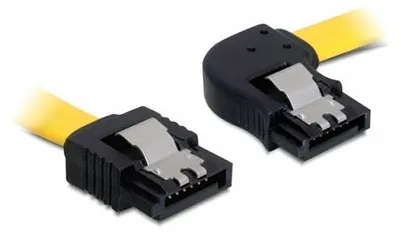Produktbild von DeLOCK 0.5m SATA M/M, 0,5 m, Männlich/Männlich, Gelb