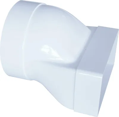 Immagine prodotto di Adattatore da tubo piatto a tubo tondo PVC piatto 75-150