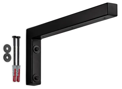 Produktbild von SOTECH Wandkonsole L-Winkel WK350 350 x 150 x 30 mm schwarz matt