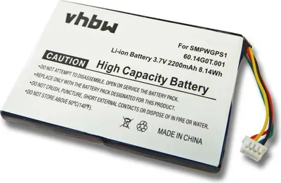 Produktbild von vhbw Akku Ersatz für SMPWGPS1, 60.14G0T.001 für GPS Navigation Navi (2200 mAh, 3,7 V, Li-Ion)