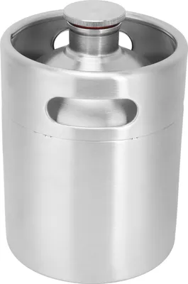 Produktbild von 2-Liter-Bierfass aus Edelstahl mit Spiraldeckel für Heimbrauerzubehör