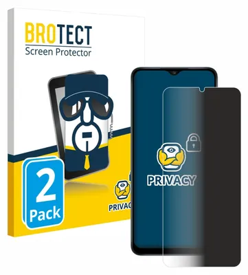 A product packaging and a screen protector for a smartphone.