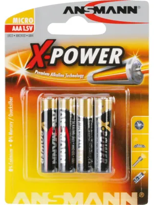 Obrázek produktu pro Ansmann XPower - 400 mAh - Alkali - 1,5 V Gleichstrom - 4 balení