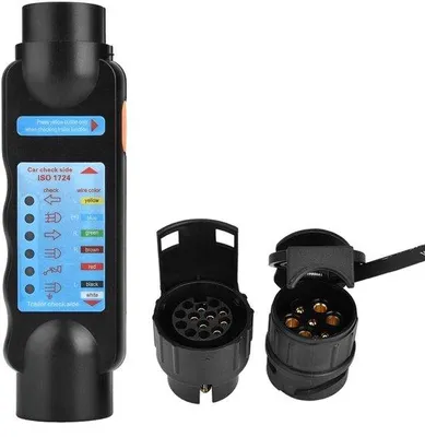 Produktbild von Elektrischer 7/13-Pin-Anschlussprüfer - Lichtkabel- und Schaltkreisprüfer für Autos und Anhänger