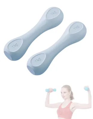 Immagine prodotto di Set di 2 fasce in neoprene, antiscivolo, ideali per l'allenamento della forza e per l'uso in palestra domestica