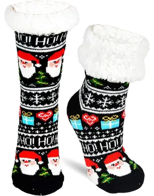 Produktbild von Weihnachtssocken Damen Herren – Kuschelsocken Größe 35-42 – Warme Wintersocken – Thermosocken – Weihnachtsgeschenk – Gemütliche Socken für Zuhause