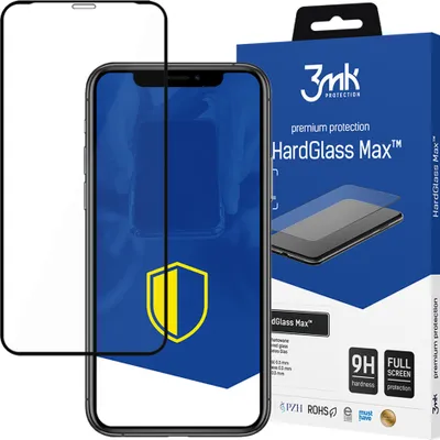 Zdjęcie produktu dla Do iPhone X - Szkło hartowane 9H 3mk HardGlass Max