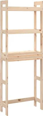 Produktbild von vidaXL Toilettenregal 63x26x171 cm Massivholz Kiefer