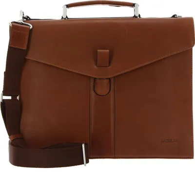 Immagine prodotto di SADDLER cartella borsa da ufficio con scomparto per laptop Ljungby Computer Bag Tan marrone