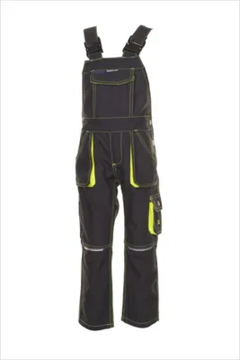 Produktbild von Planam Kinder-Latzhose zweifarbig Gr. 122/128 anthrazit/gelb