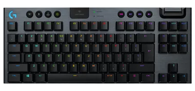 Zdjęcie produktu dla Logitech G 920-009499, Bezprzewodowy, RF Wireless + Bluetooth, Mechaniczna, QWERTY, RGB LED, Carbon