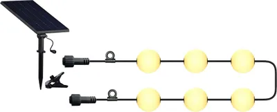 Produktbild von Hybrid Solar Lichterkette BOLLY 5.5m