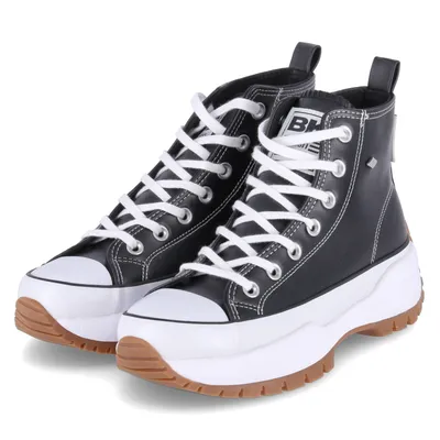 Image de British Knights Dames Faible Sneaker Kaya Fly High Top B49-3735 noir