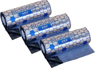 Produktbild von Reckhorn  Alubutyl: Größe 6 m² / 3 Rollen / 40 cm x 5 m / Stärke 2,0 mm / 1,9 mm Butyl 0,1mm Alu. Ein Leichtgewicht mit extremer Wirkung / Dämmung Türdämmung dämmen Autodämmung