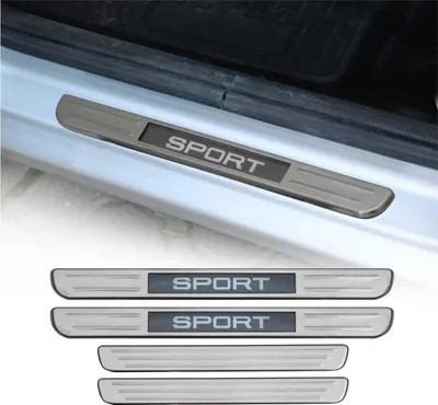 Zdjęcie produktu dla Progi drzwi do Dacia Logan MCV 2005-2021 chrom szczotkowany 4x