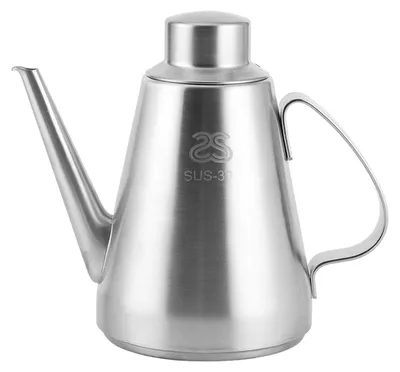 Immagine prodotto di Omgoods - Flacone in acciaio inossidabile da 600 ml con beccuccio dosatore - Dispenser per olio e aceto