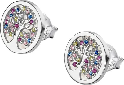 Produktbild von LOTUS Silver Zirkonia Ohrstecker SILBER Ohrringe Lebensbaum Damen JLP1889-4-1