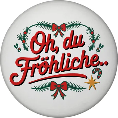 Produktbild von Weihnachtsdesign Magnet - Oh du Fröhliche