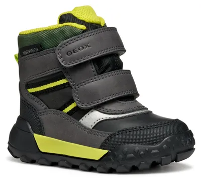 Produktbild von Geox BABY B TREKKYUP BOY B ABX ANKLE BOOTS BLACK/FLUO GREEN 20_EU