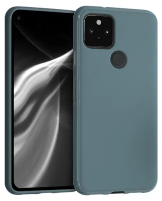 Produktbild von kwmobile Handyhülle für Google Pixel 5 Hülle - TPU Case - Kabelloses Laden - Schutzhülle Cover in Arctic Night