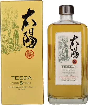 Produktbild von Teeda 5 Years Old Japanese Craft Rum 40% Vol. 0,7l in Geschenkbox