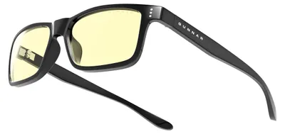 Produktbild von Gunnar Optiks Cruz, Uni, Rechteck, Schwarz, Nylon, Bernstein, 5,5 cm