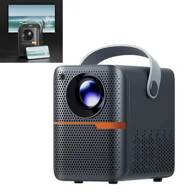 Produktbild von Beamer, Dieser WLAN-Projektor bietet 6K-HD-Auflösung, HiFi-Stereolautsprecher, Highspeed-WLAN und eine riesige 200-Zoll-Leinwand, 15x11x15cm