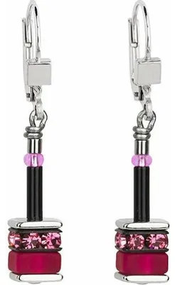 Immagine prodotto di Orecchini GeoCUBE® classic polaris e strass multicolore