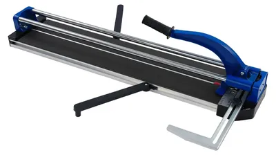Obrázek produktu pro Ruční řezačka dlaždic - model 800F - délka řezu 80 cm - výška řezu 15 mm - dvojitá vodítková lišta - laserové vedení řezu - pro dlaždice, gres, sklo - modrá