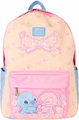 Image de Loungefly - Plecak nylonowy Disney Stitch & Angel 43 cm