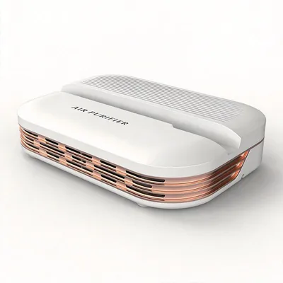 Produktbild von USB Auto Luftreiniger mit Negativ Ionen, kompakter Luftreiniger für Auto Schlafzimmer Büro