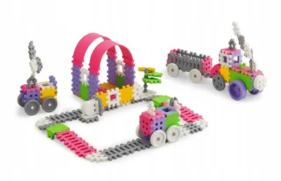 Immagine prodotto di Marioinex Mini Waffle - 140 Pz Costruttore Rosa